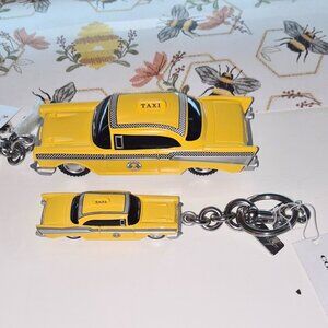 Coach Taxi Bag Charm Large New York Taxi CY401 Unwrapped, Brand New with Tags